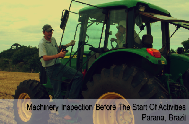 Machinery inspection before the start of activities - Parana, Brazil
